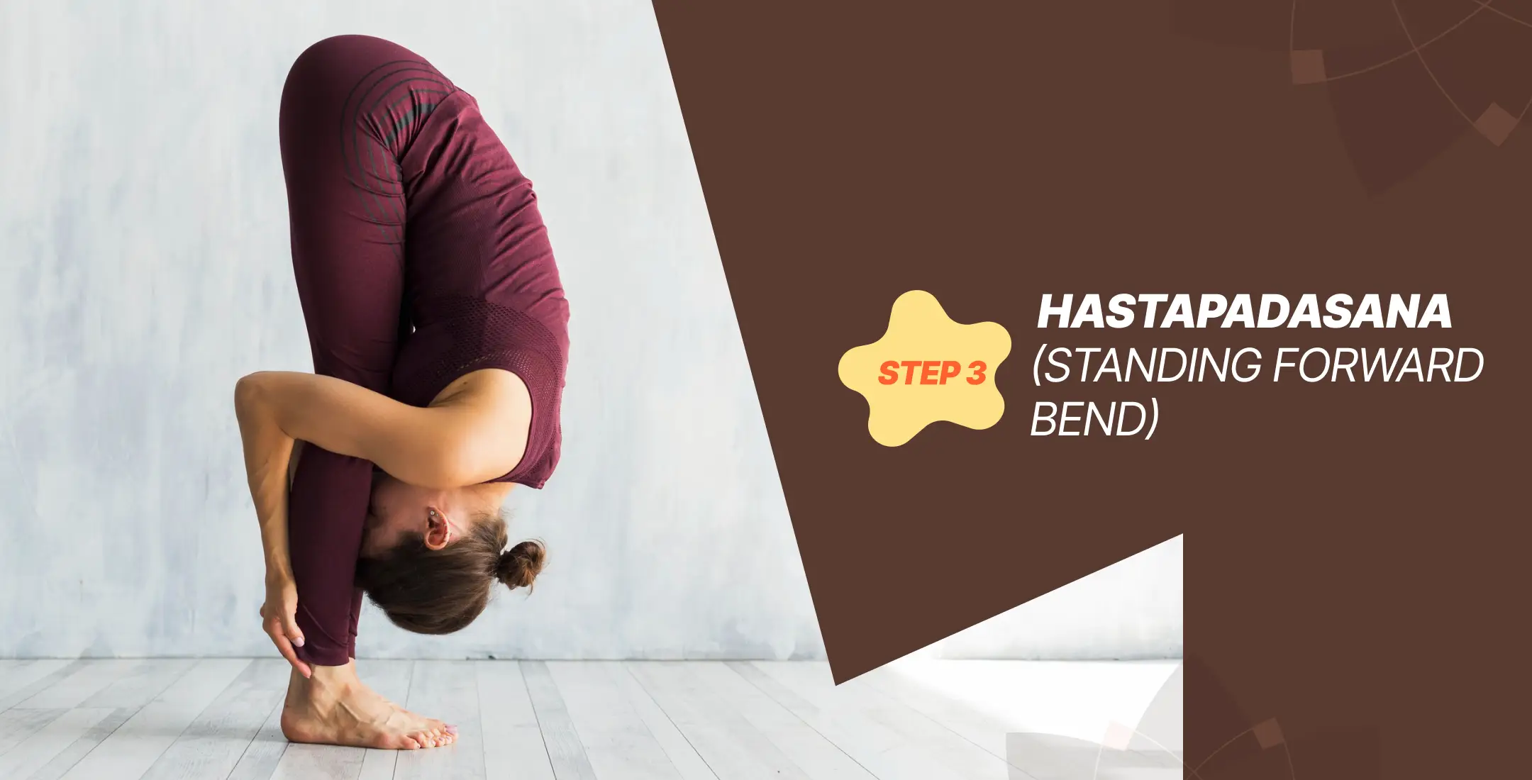 Hastapadasana (Standing forward bend)